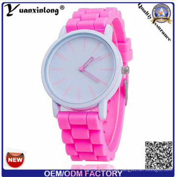 Yxl-319 Werbeartikel Quarz Uhren Dame Watch Jelly Cindy Farbe Silikon Band Frauen Genf Uhr Großhandel